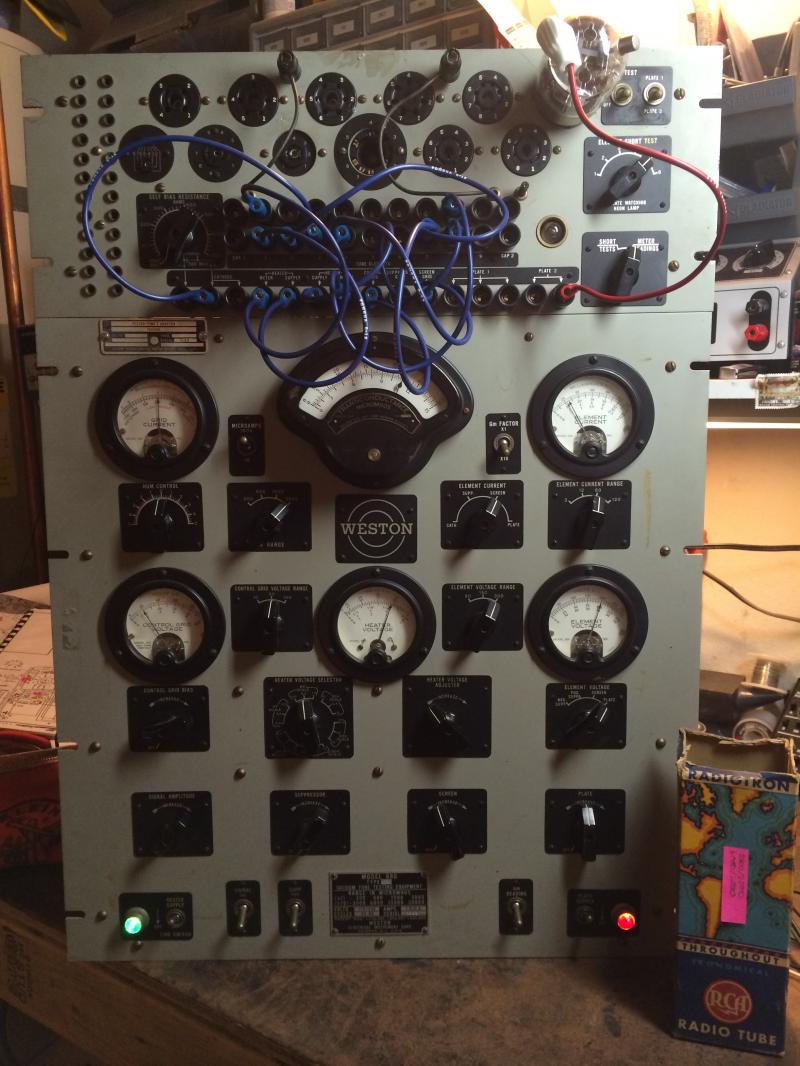 WESTON 686 testing 815 tube
